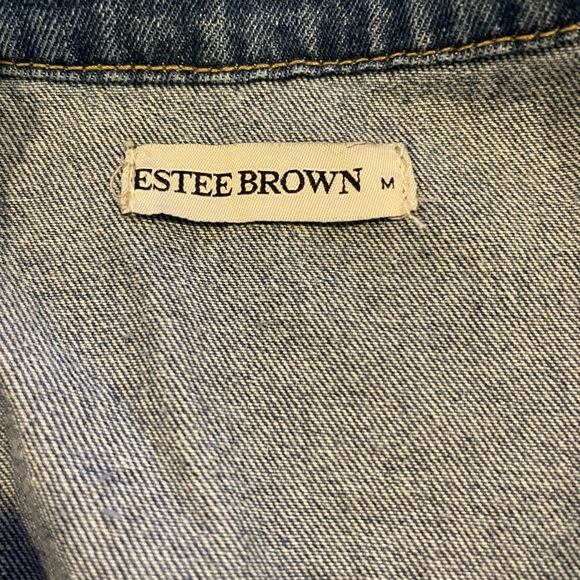 Distressed Long denim jacket - Picture 13 of 14